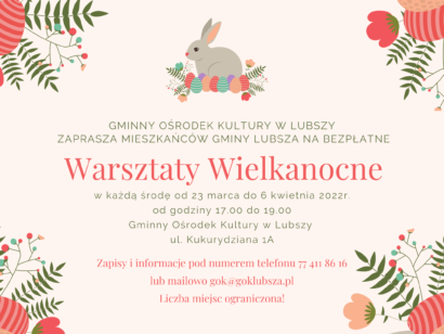 Plakat - Warsztaty świąteczne