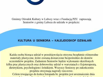 Plakat - Kultura u Seniora